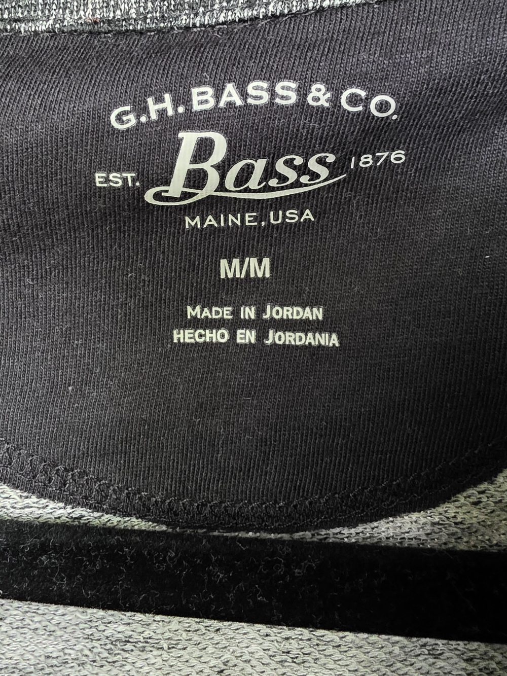 G.H. Bass & Co. Women's Heathered Charcoal Gray Open Front Jacket - Picture 7 of 7